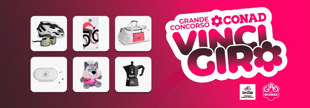 Concorso Conad Vinci Giro: in palio 10.000 premi immediati