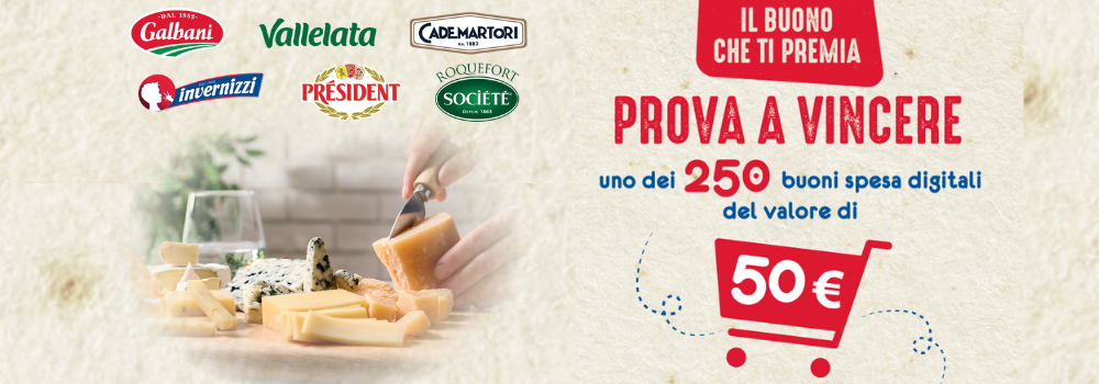 Nuovo concorso Galbani: Il buono che ti premia!
