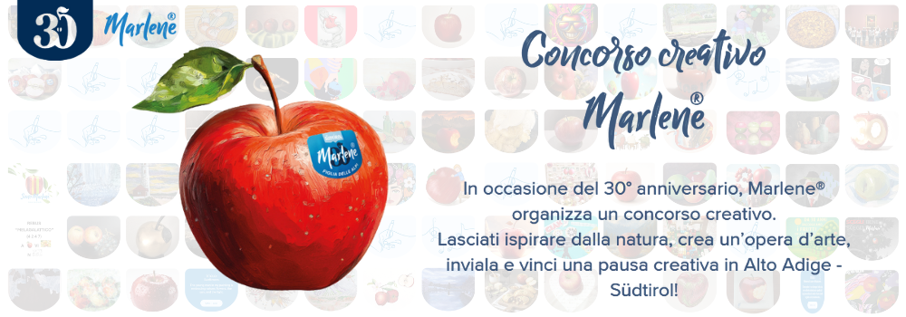 Partecipa al concorso creativo e festeggia 30 anni di mele Marlene!