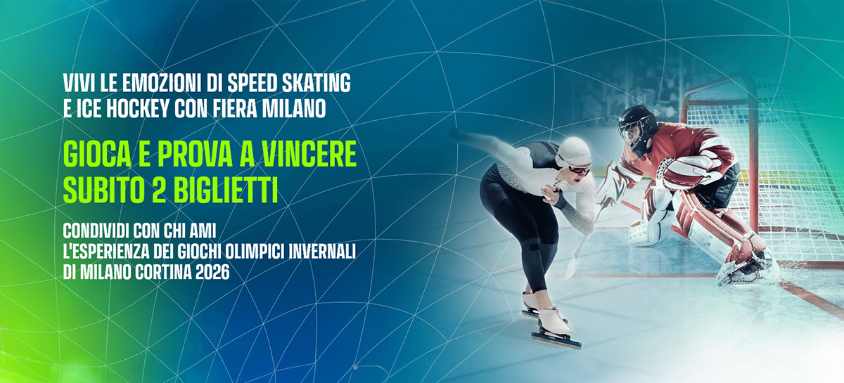 Vinci i Biglietti per Milano Cortina 2026 con Fiera Milano – Concorso Unlock the Olympic Winter Games