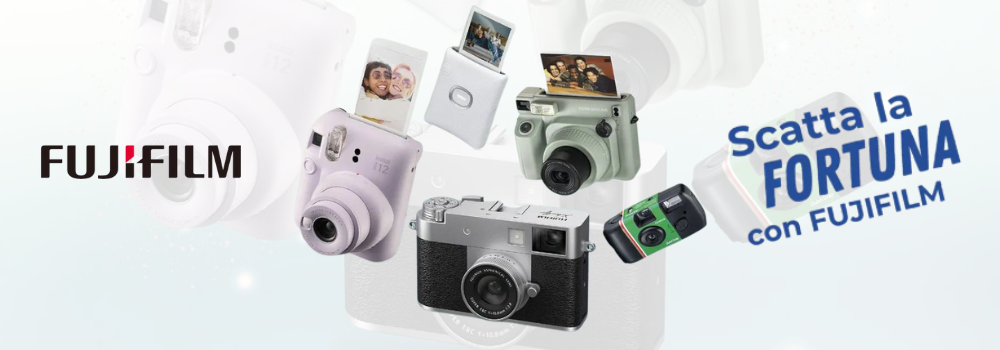Scatta la Fortuna con Fujifilm: Instax, Xhalf in palio per te!
