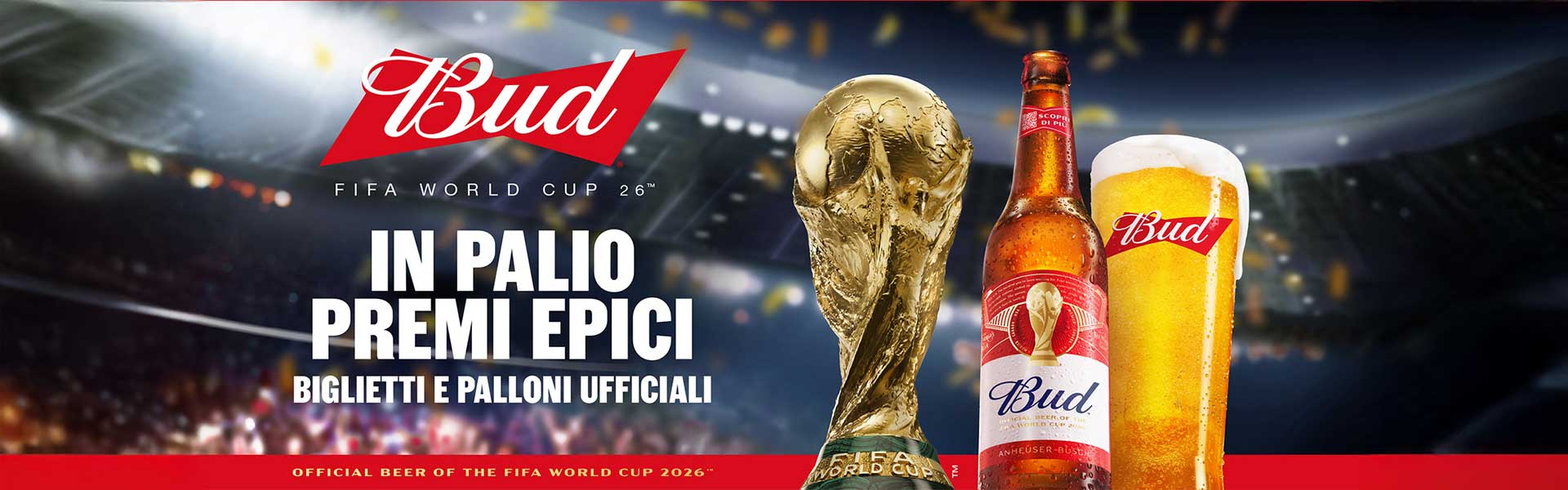 Bud e Beck’s ti premiano: vinci la World Cup a New York o un pallone Adidas!