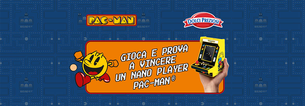 concorso-uova-di-Pasqua-PAC-MAN-Dolci-Preziosi-2026-vinci-mini-console