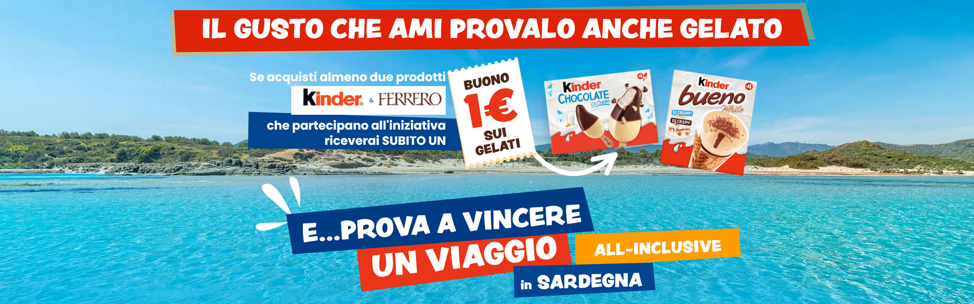 Vinci un viaggio in Sardegna con Ferrero: partecipa al concorso snack estate 2026!