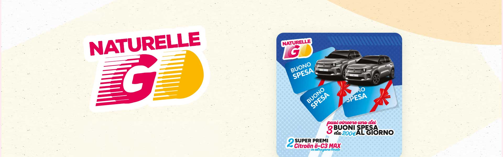 Vinci con NaturelleGO: Buoni Spesa e Auto Citroën in Palio!