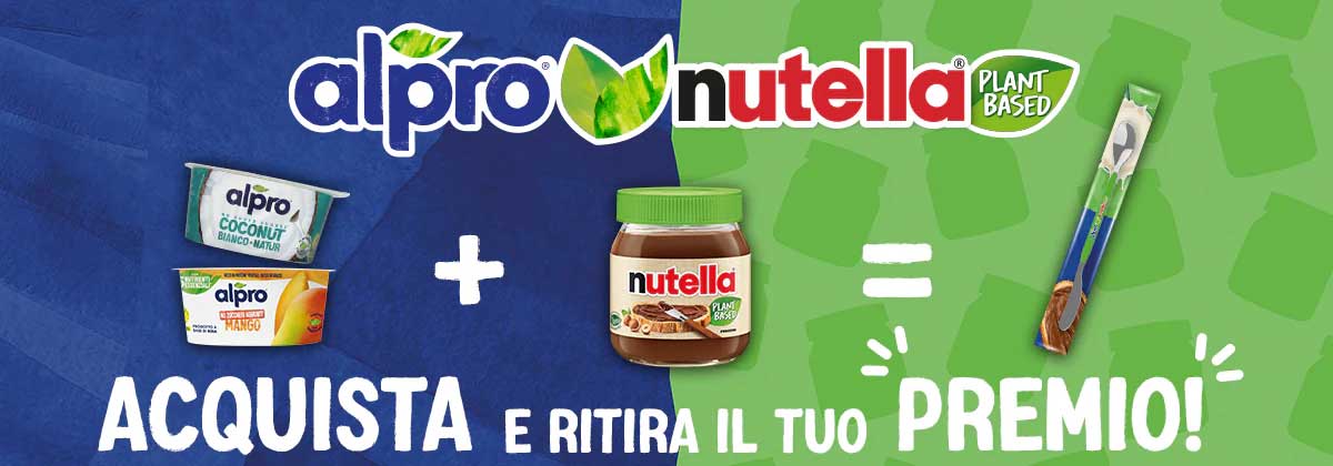 Colazione vegetale Alpro & Nutella: vinci il cucchiaino esclusivo!