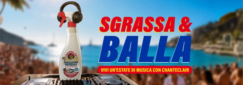 Banner concorso Chanteclair Sgrassa e Balla vinci Formentera