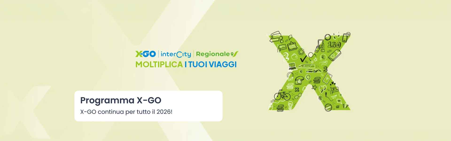 Viaggia con Trenitalia, accumula Punti X-GO e trasforma i tuoi viaggi in cashback!