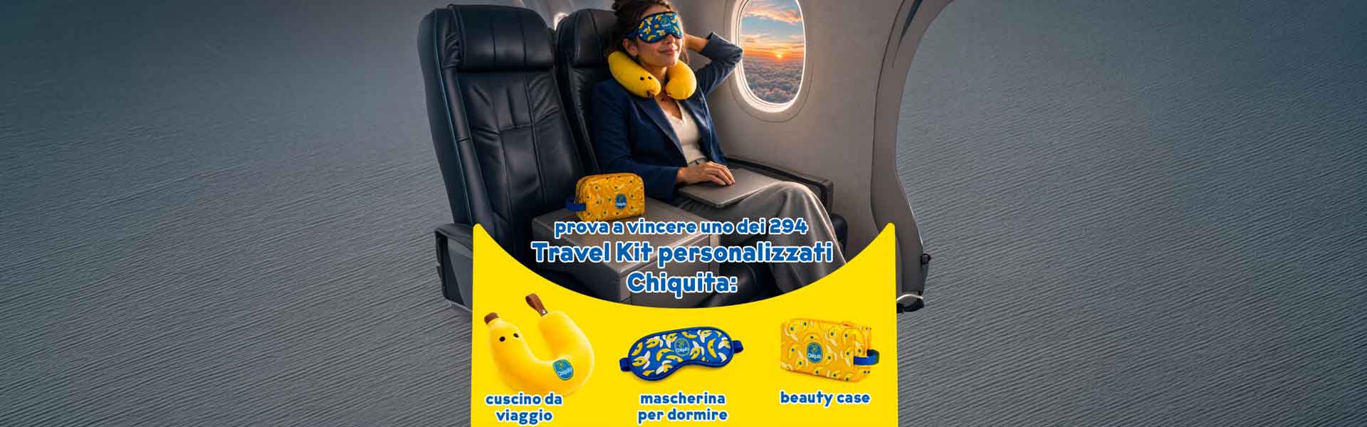 Concorso Chiquita Travel Kit: Vinci subito 294 Set da Viaggio su Instagram!